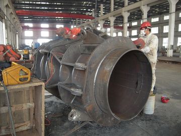 Van het de Koolstofmetaal van Customed van de machtstransmissie Zware het Staalvervaardiging, Vervangstukken van de Gelaste constructie de Mariene Kraan
