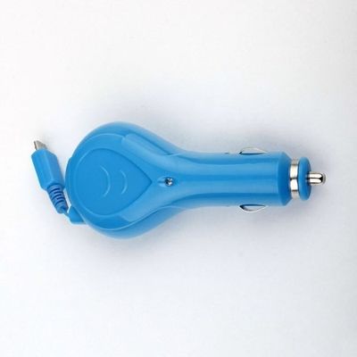 Hoog rendement Intrekbare de Micro- Autolader van LG USB met de Lentekabel