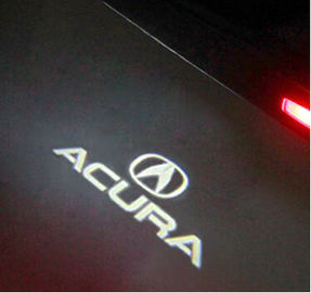 TL de Lampleiden van Acura MDX ZDX RLX van de Deurhoffelijkheid Embleem Lichte Automobielvervangstukken