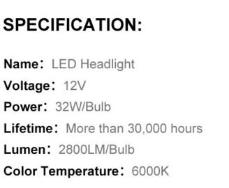 Automobiele/Autovervangstukken H1 HOOFDkoplamp32w 2800LM 6000K Witte Koplampen