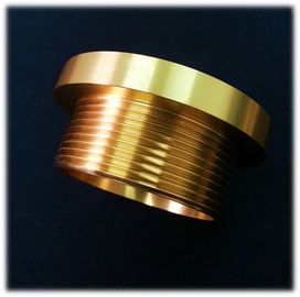 CNC die de Gedraaide Delen van Preciaion Messing voor Militair, Cylindricity 0.005mm machinaal bewerken
