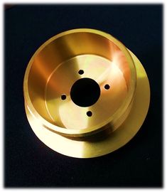 CNC die de Gedraaide Delen van Preciaion Messing voor Militair, Cylindricity 0.005mm machinaal bewerken