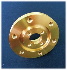 CNC die de Gedraaide Delen van Preciaion Messing voor Militair, Cylindricity 0.005mm machinaal bewerken